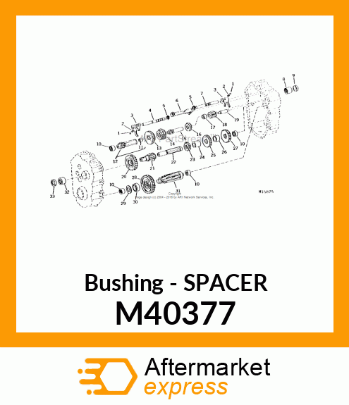 Bushing - SPACER M40377