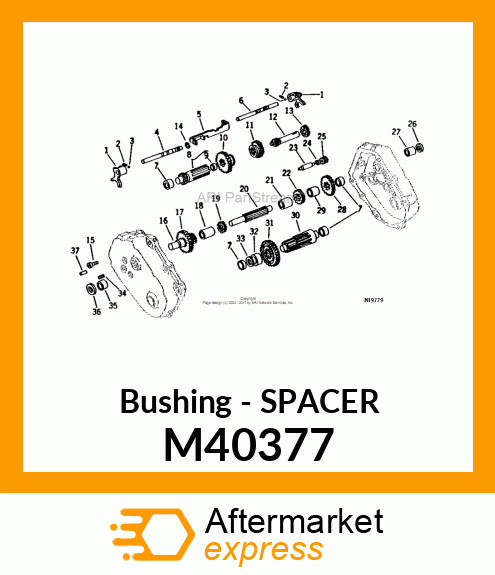 Bushing - SPACER M40377