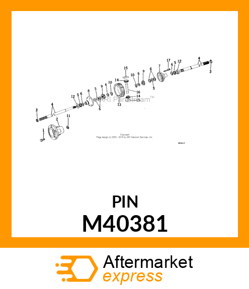 PIN, DRIVE M40381