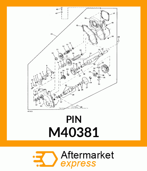 PIN, DRIVE M40381