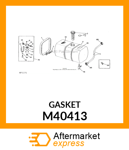 FILTER GASKET M40413