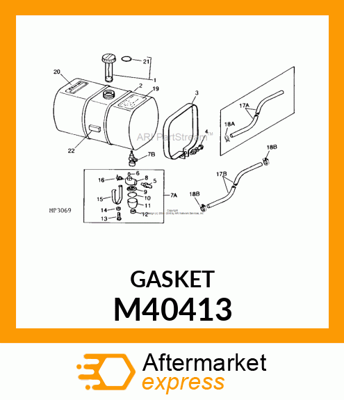 FILTER GASKET M40413