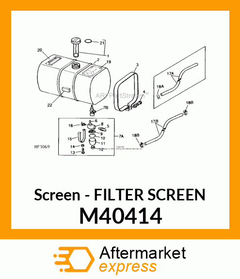 Screen - FILTER SCREEN M40414