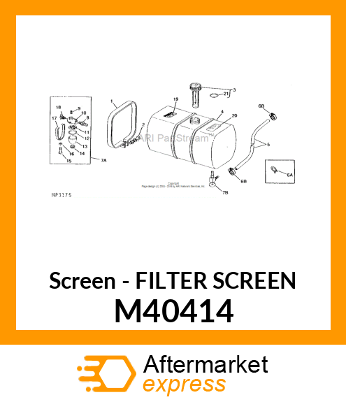 Screen - FILTER SCREEN M40414