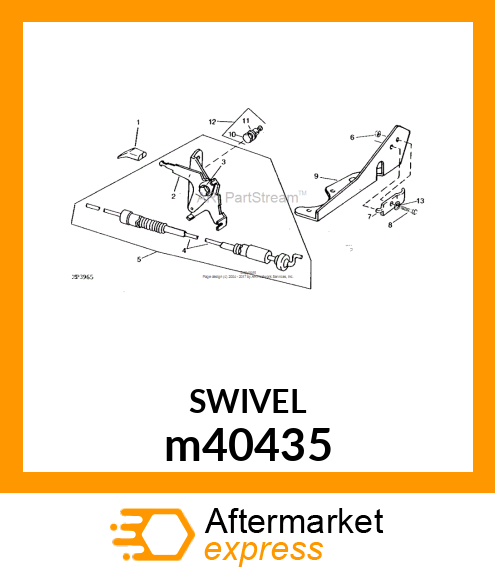 CONTROL SWIVEL W/HARDWARE m40435