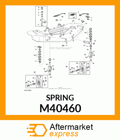 SPRING, TENSION M40460