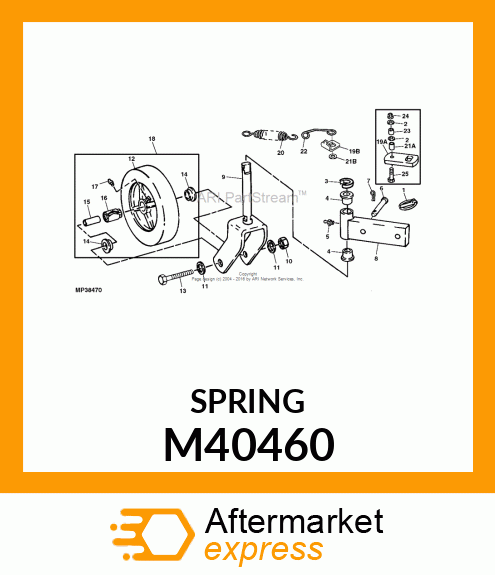 SPRING, TENSION M40460