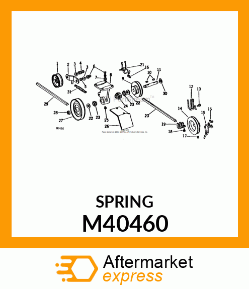 SPRING, TENSION M40460