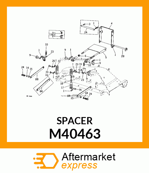 BUSHING, REAR PIVOT M40463