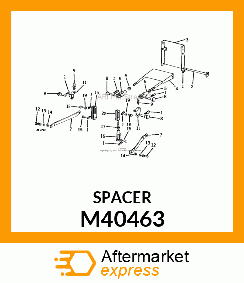 BUSHING, REAR PIVOT M40463