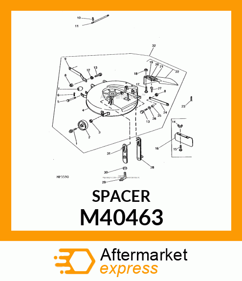 BUSHING, REAR PIVOT M40463