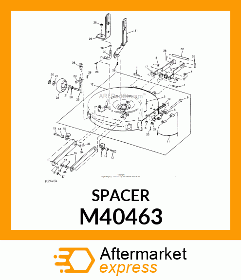 BUSHING, REAR PIVOT M40463