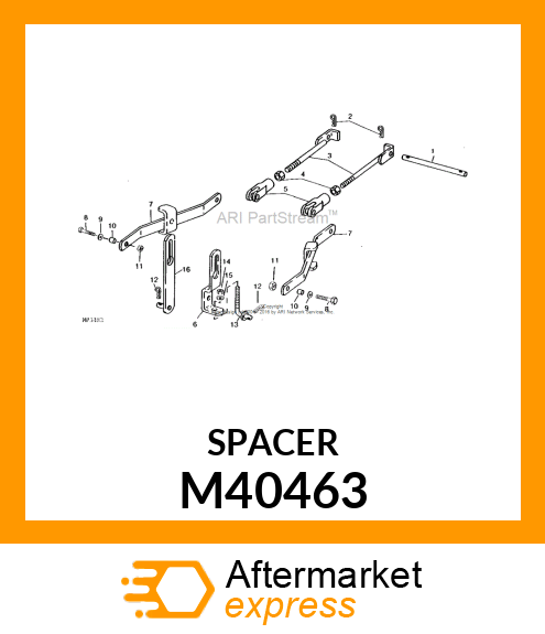 BUSHING, REAR PIVOT M40463