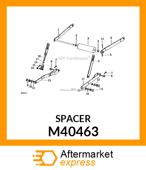 BUSHING, REAR PIVOT M40463