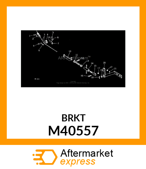 Bracket - BRACKET, PULLEY M40557