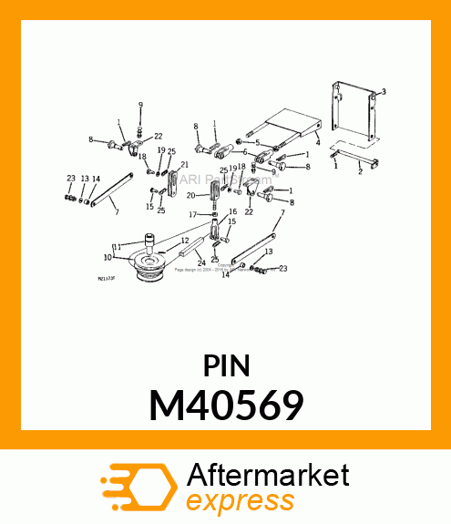 PIN FASTENER, PIN, LIFT M40569