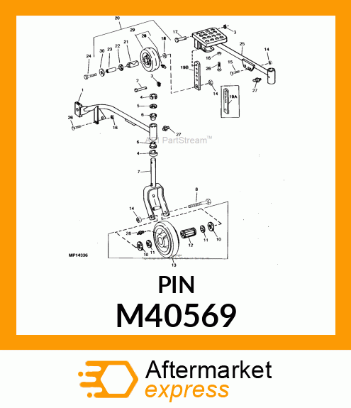 PIN FASTENER, PIN, LIFT M40569