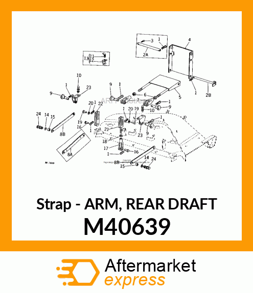 Strap - ARM, REAR DRAFT M40639