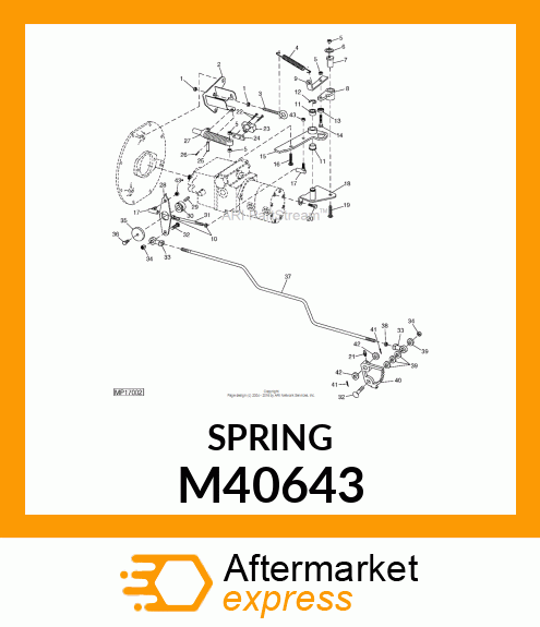 IDLER SPRING M40643