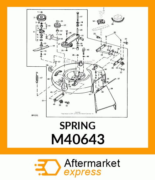 IDLER SPRING M40643