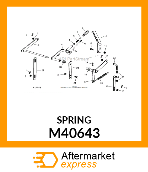 IDLER SPRING M40643