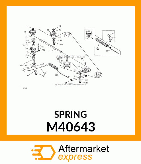 IDLER SPRING M40643