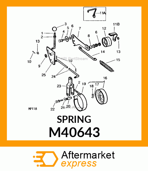 IDLER SPRING M40643