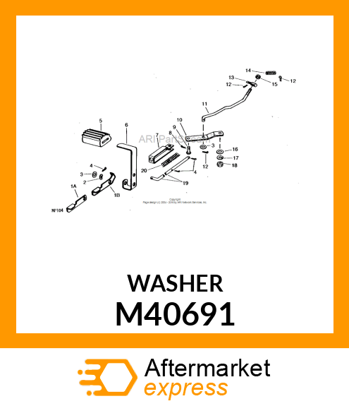 SPRING WASHER, WASHER, SPRING M40691