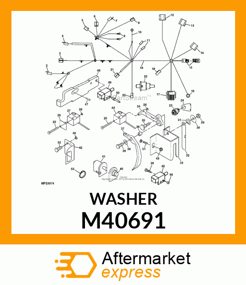 SPRING WASHER, WASHER, SPRING M40691