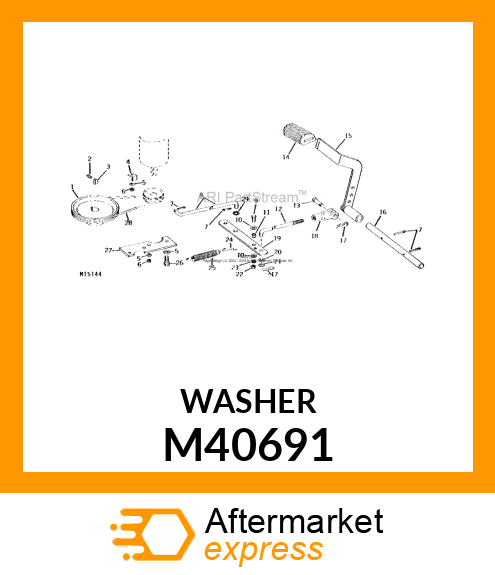 SPRING WASHER, WASHER, SPRING M40691