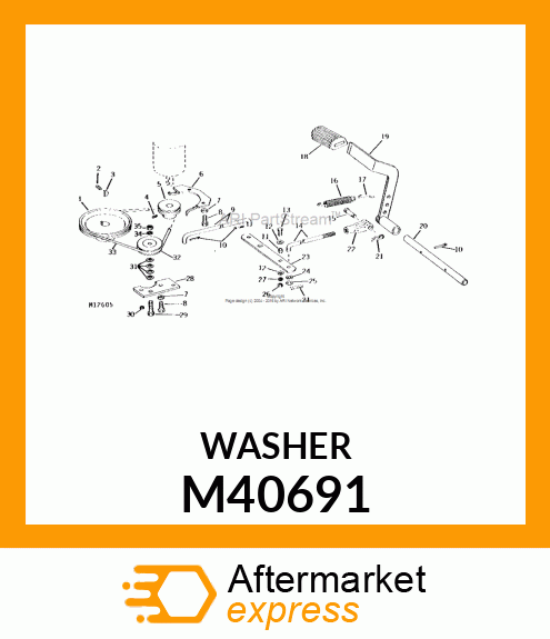 SPRING WASHER, WASHER, SPRING M40691