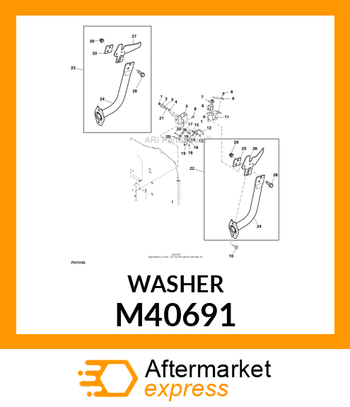 SPRING WASHER, WASHER, SPRING M40691