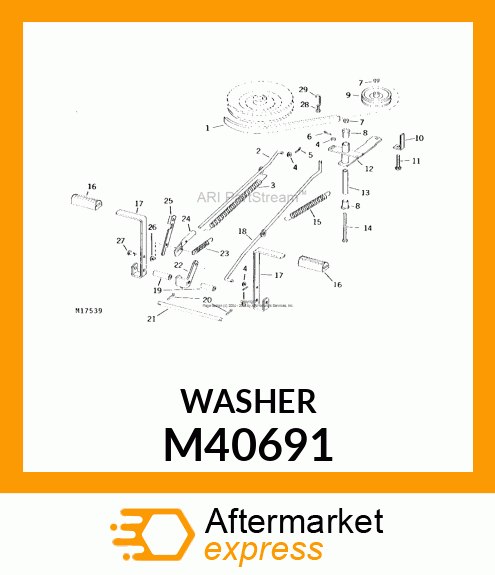 SPRING WASHER, WASHER, SPRING M40691