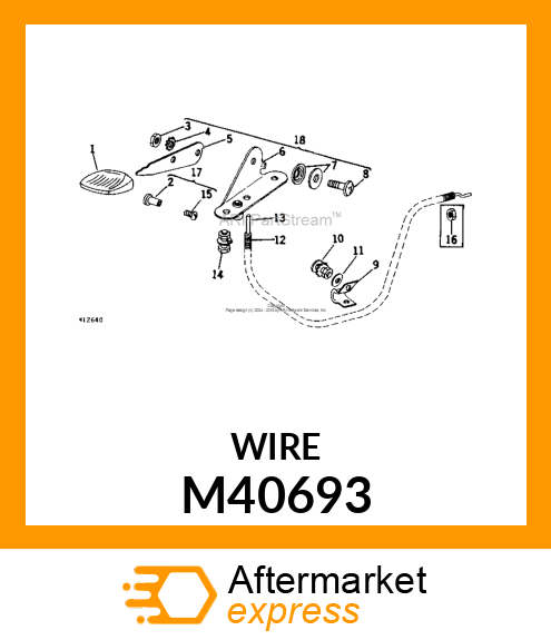 CONTROL WIRE M40693