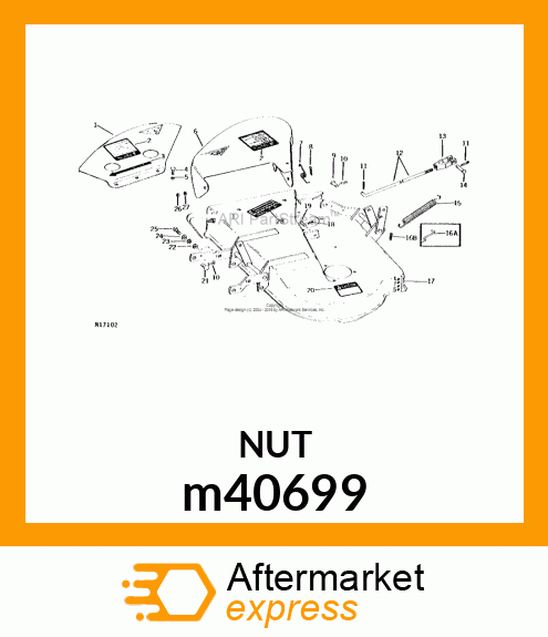 NUT, STOP m40699