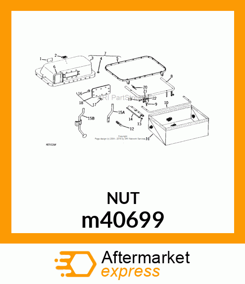 NUT, STOP m40699