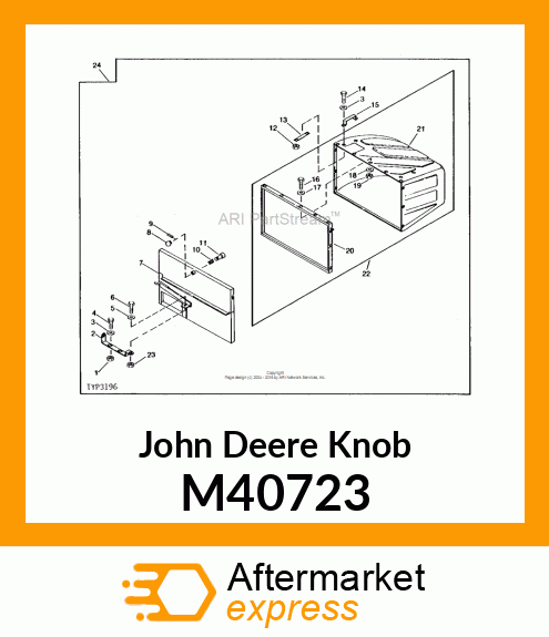 KNOB, BRAKE RELEASE M40723