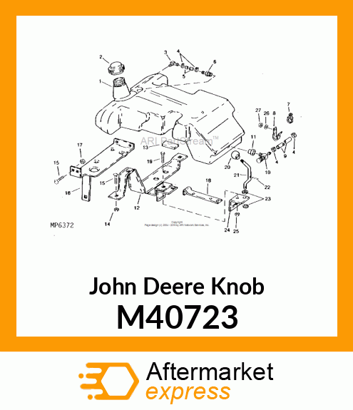 KNOB, BRAKE RELEASE M40723