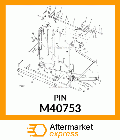 PIN, DRILLED M40753