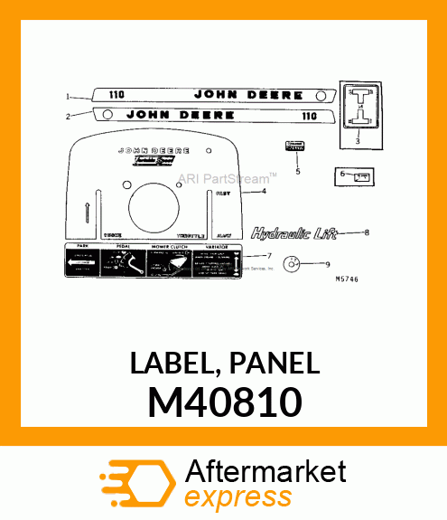 LABEL, PANEL M40810