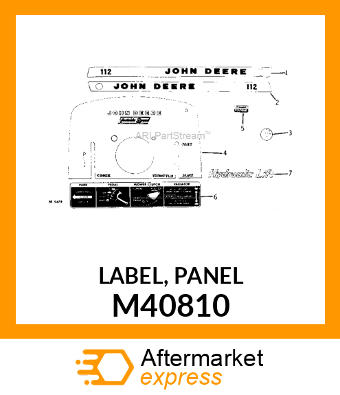 LABEL, PANEL M40810