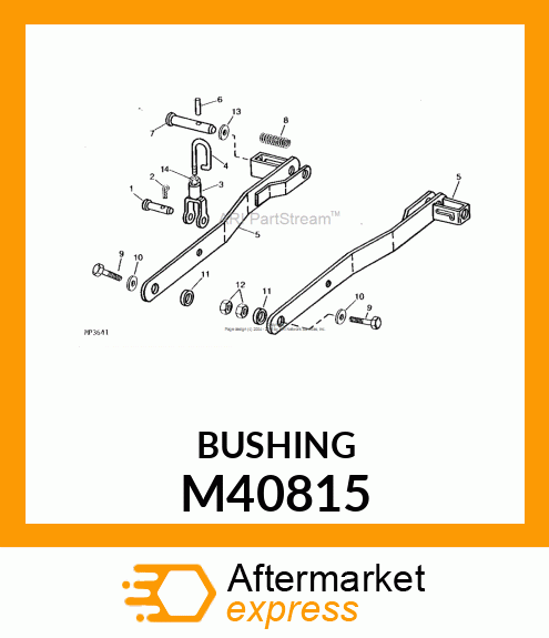 BEARING, IDLER ARM M40815