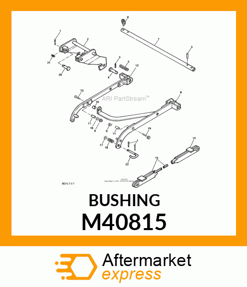 BEARING, IDLER ARM M40815