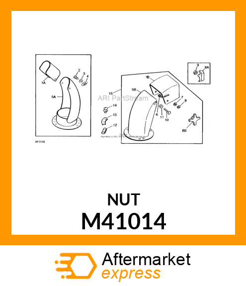 NUT, WELD M41014