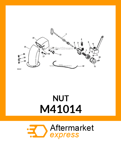 NUT, WELD M41014