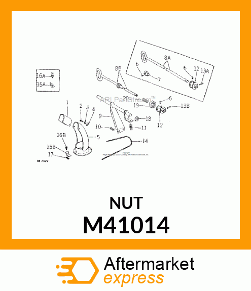 NUT, WELD M41014