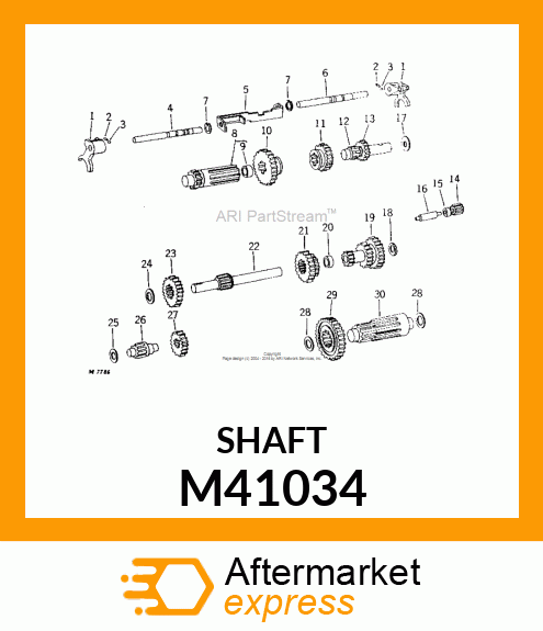 Shaft - INPUT SHAFT M41034