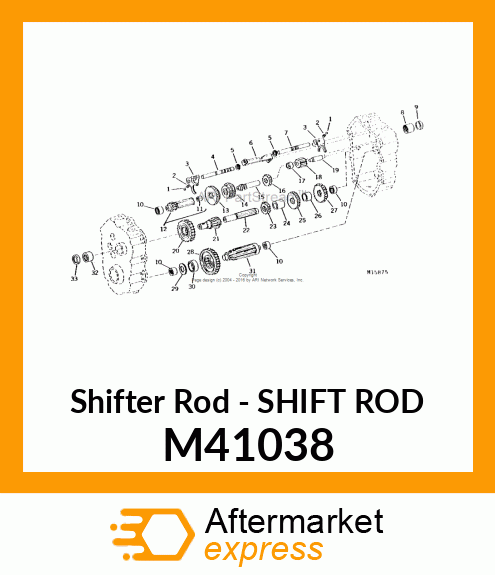 Shifter Rod - SHIFT ROD M41038