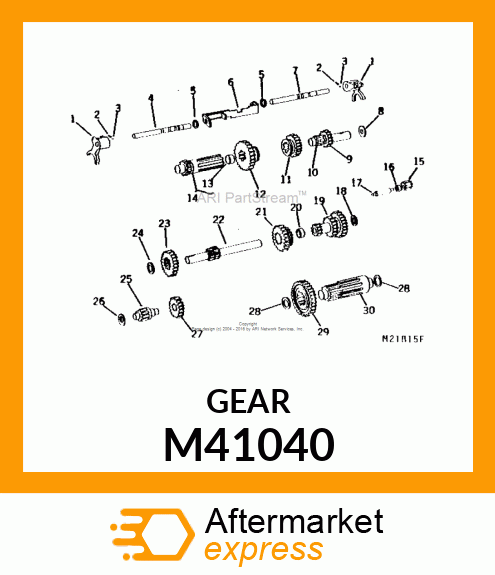 Pinion Shaft M41040