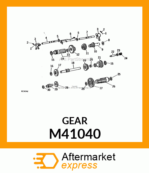 Pinion Shaft M41040